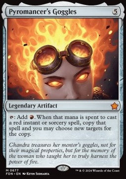 Pyromancer's Goggles - Magic: The Gathering Foundations: Starter Collection (Mythic) [SFDN-677] - JotaCards - Tu Tienda de TCG
