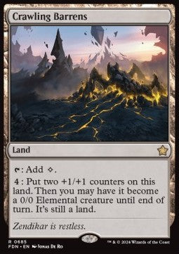 Crawling Barrens - Magic: The Gathering Foundations: Starter Collection (Rare) [SFDN-685] - JotaCards - Tu Tienda de TCG