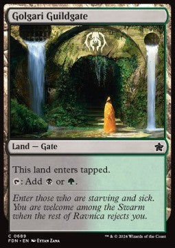 Golgari Guildgate - Magic: The Gathering Foundations: Starter Collection (Common) [SFDN-689] - JotaCards - Tu Tienda de TCG