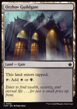 Orzhov Guildgate - Magic: The Gathering Foundations: Starter Collection (Common) [SFDN-692] - JotaCards - Tu Tienda de TCG