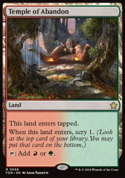 Temple of Abandon - Magic: The Gathering Foundations: Starter Collection (Rare) [SFDN-696] - JotaCards - Tu Tienda de TCG