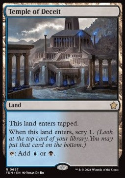 Temple of Deceit - Magic: The Gathering Foundations: Starter Collection (Rare) [SFDN-697] - JotaCards - Tu Tienda de TCG