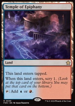Temple of Epiphany - Magic: The Gathering Foundations: Starter Collection (Rare) [SFDN-699] - JotaCards - Tu Tienda de TCG