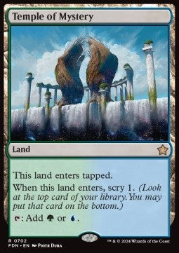 Temple of Mystery - Magic: The Gathering Foundations: Starter Collection (Rare) [SFDN-702] - JotaCards - Tu Tienda de TCG