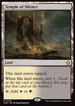 Temple of Silence - Magic: The Gathering Foundations: Starter Collection (Rare) [SFDN-704] - JotaCards - Tu Tienda de TCG
