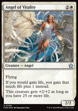 Angel of Vitality - Magic: The Gathering Foundations: Starter Collection (Uncommon) [SFDN-706] - JotaCards - Tu Tienda de TCG