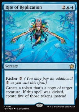 Rite of Replication - Magic: The Gathering Foundations: Starter Collection (Rare) [SFDN-711] - JotaCards - Tu Tienda de TCG