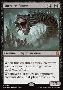 Massacre Wurm - Magic: The Gathering Foundations: Starter Collection (Mythic) [SFDN-714] - JotaCards - Tu Tienda de TCG