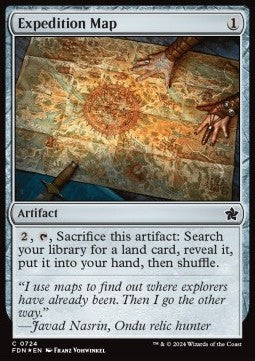 Expedition Map - Magic: The Gathering Foundations: Starter Collection (Common) [SFDN-724] - JotaCards - Tu Tienda de TCG