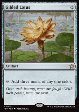 Gilded Lotus - Magic: The Gathering Foundations: Starter Collection (Rare) [SFDN-725] - JotaCards - Tu Tienda de TCG