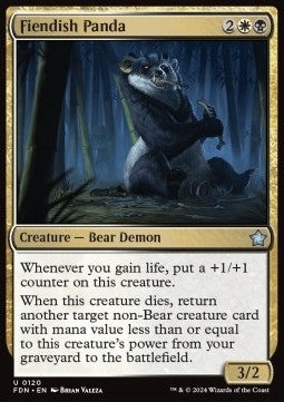 Fiendish Panda - Magic: The Gathering Foundations (Uncommon) [FDN-120] - JotaCards - Tu Tienda de TCG