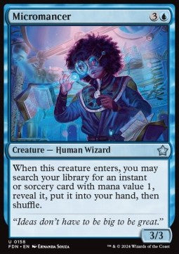 Micromancer - Magic: The Gathering Foundations (Uncommon) [FDN-158] - JotaCards - Tu Tienda de TCG