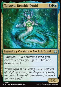 Tatyova, Benthic Druid - Magic: The Gathering Foundations (Uncommon) [FDN-247] - JotaCards - Tu Tienda de TCG