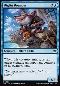 Bigfin Bouncer - Magic: The Gathering Foundations (Common) [FDN-31] - JotaCards - Tu Tienda de TCG