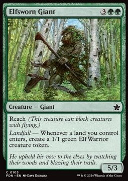 Elfsworn Giant - Magic: The Gathering Foundations (Common) [FDN-103] - JotaCards - Tu Tienda de TCG