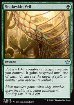 Snakeskin Veil - Magic: The Gathering Foundations (Uncommon) [FDN-233] - JotaCards - Tu Tienda de TCG