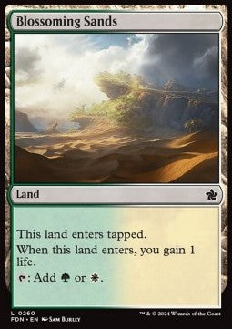 Blossoming Sands - Magic: The Gathering Foundations (Common) [FDN-260] - JotaCards - Tu Tienda de TCG