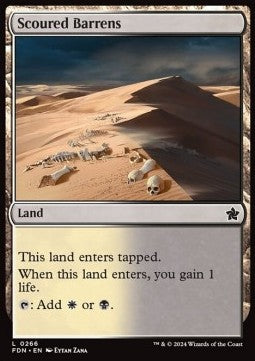 Scoured Barrens - Magic: The Gathering Foundations (Common) [FDN-266] - JotaCards - Tu Tienda de TCG