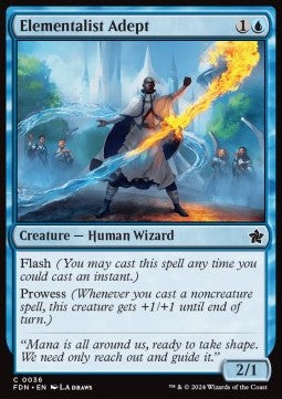 Elementalist Adept - Magic: The Gathering Foundations (Common) [FDN-36] - JotaCards - Tu Tienda de TCG