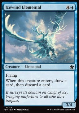 Icewind Elemental - Magic: The Gathering Foundations (Common) [FDN-42] - JotaCards - Tu Tienda de TCG