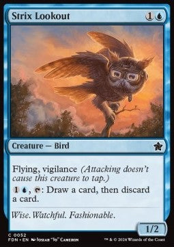 Strix Lookout - Magic: The Gathering Foundations (Common) [FDN-52] - JotaCards - Tu Tienda de TCG