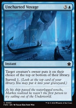 Uncharted Voyage - Magic: The Gathering Foundations (Common) [FDN-53] - JotaCards - Tu Tienda de TCG