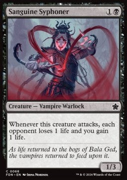 Sanguine Syphoner - Magic: The Gathering Foundations (Common) [FDN-68] - JotaCards - Tu Tienda de TCG