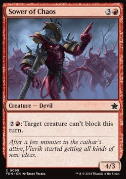 Sower of Chaos - Magic: The Gathering Foundations (Common) [FDN-95] - JotaCards - Tu Tienda de TCG