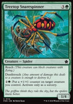 Treetop Snarespinner - Magic: The Gathering Foundations (Common) [FDN-114] - JotaCards - Tu Tienda de TCG