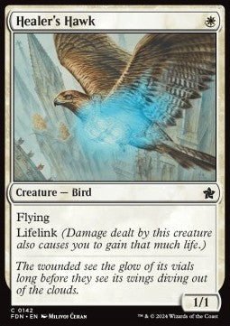 Healer's Hawk - Magic: The Gathering Foundations (Common) [FDN-142] - JotaCards - Tu Tienda de TCG
