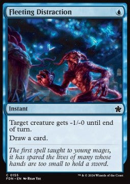 Fleeting Distraction - Magic: The Gathering Foundations (Common) [FDN-155] - JotaCards - Tu Tienda de TCG