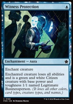 Witness Protection - Magic: The Gathering Foundations (Common) [FDN-168] - JotaCards - Tu Tienda de TCG
