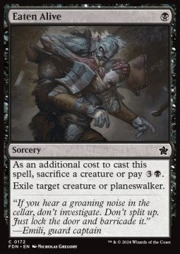 Eaten Alive - Magic: The Gathering Foundations (Common) [FDN-172] - JotaCards - Tu Tienda de TCG