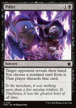 Pilfer - Magic: The Gathering Foundations (Common) [FDN-181] - JotaCards - Tu Tienda de TCG