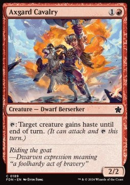 Axgard Cavalry - Magic: The Gathering Foundations (Common) [FDN-189] - JotaCards - Tu Tienda de TCG