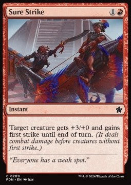 Sure Strike - Magic: The Gathering Foundations (Common) [FDN-209] - JotaCards - Tu Tienda de TCG