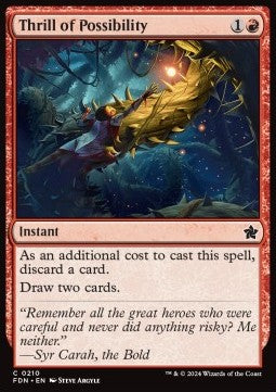 Thrill of Possibility - Magic: The Gathering Foundations (Common) [FDN-210] - JotaCards - Tu Tienda de TCG