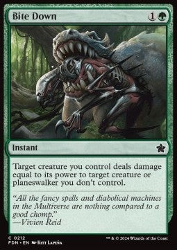 Bite Down - Magic: The Gathering Foundations (Common) [FDN-212] - JotaCards - Tu Tienda de TCG