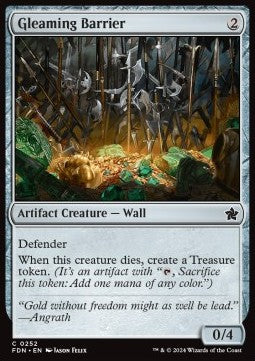 Gleaming Barrier - Magic: The Gathering Foundations (Common) [FDN-252] - JotaCards - Tu Tienda de TCG
