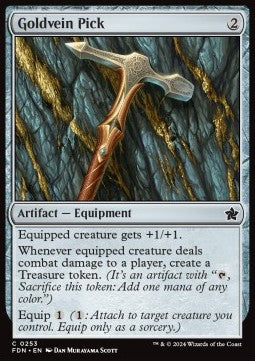 Goldvein Pick - Magic: The Gathering Foundations (Common) [FDN-253] - JotaCards - Tu Tienda de TCG