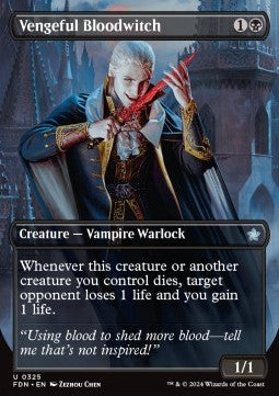 Vengeful Bloodwitch - Magic: The Gathering Foundations: Extras (Uncommon) [XFDN-325] - JotaCards - Tu Tienda de TCG