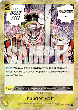 Thunder Bolt (OP03-121) (V.2) - The Best (Common) [PRB01-OP03-121] - JotaCards - Tu Tienda de TCG