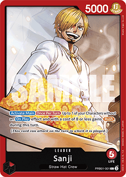 Sanji (PRB01-001) (V.1) - The Best (Leader) [PRB01-001] - JotaCards - Tu Tienda de TCG
