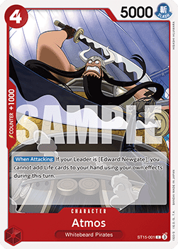 Atmos (ST15-001) - Starter Deck: Edward.Newgate (Common) [ST-15-001] - JotaCards - Tu Tienda de TCG