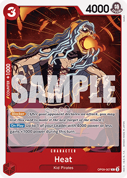 Heat (OP09-007) - Emperors in the New World (Common) [OP09-007] - JotaCards - Tu Tienda de TCG