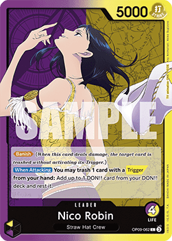 Nico Robin (OP09-062) (V.1) - Emperors in the New World (Leader) [OP09-062] - JotaCards - Tu Tienda de TCG