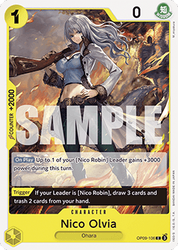 Nico Olvia (OP09-106) - Emperors in the New World (Common) [OP09-106] - JotaCards - Tu Tienda de TCG