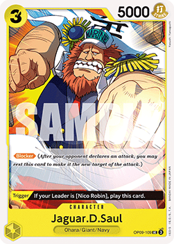 Jaguar.D.Saul (OP09-109) - Emperors in the New World (Uncommon) [OP09-109] - JotaCards - Tu Tienda de TCG