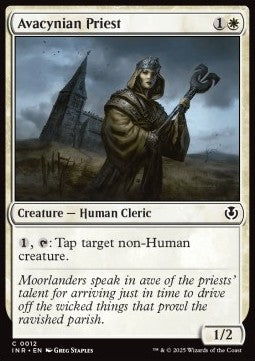 Avacynian Priest - Innistrad Remastered (Common) [INR-12] - JotaCards - Tu Tienda de TCG