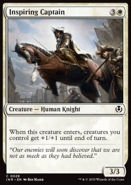 Inspiring Captain - Innistrad Remastered (Common) [INR-28] - JotaCards - Tu Tienda de TCG